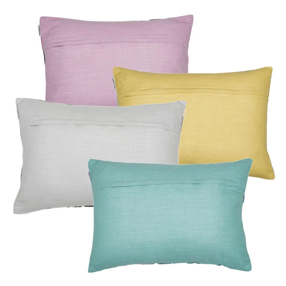 Ikat Rectangle 50x35cm Embroidered Cushion Cover