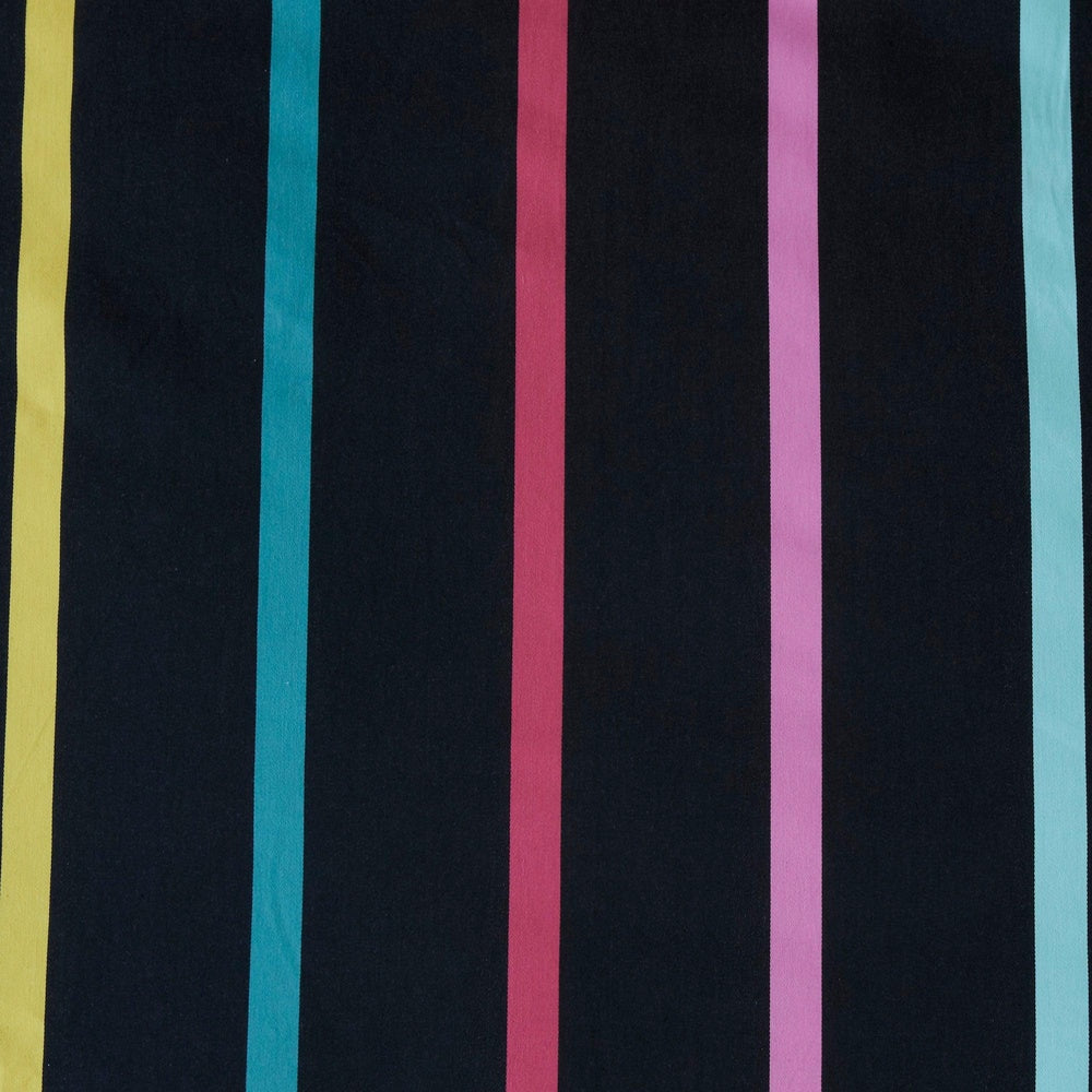 Pencil Stripes Black Quilt Cover Set